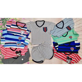 Combo 5 bộ cotton cộc tay cho bé