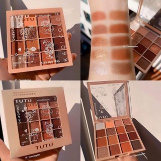 Bảng mắt tutu 16 ô mã nâu siêu hot