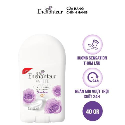 [HB Gift] Sáp khử mùi trắng da Enchanteur Sensation 40g