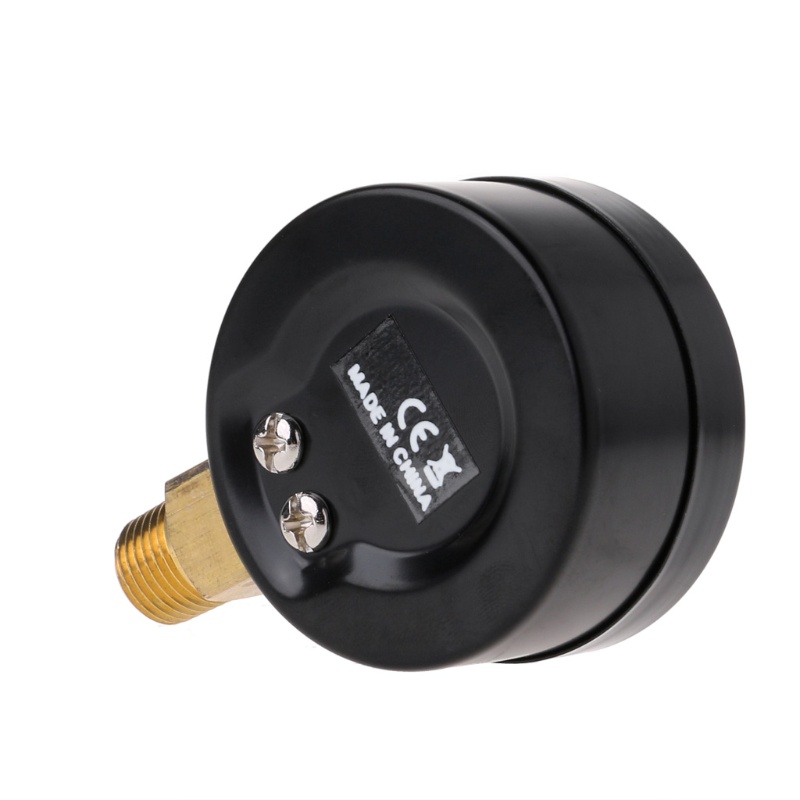 Đồng Hồ Đo Áp Suất Chân Không 1-1 / 2 &quot;Bằng Thép 1 / 4&quot; Lưng Trung Tâm - 30HG / 0PSI