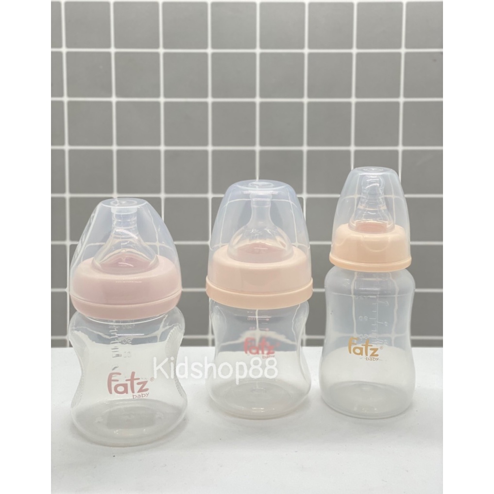Bình sữa cổ rộng / cổ hẹp 140ml/150ml thay thế máy hút sữa cho bé FatzBaby