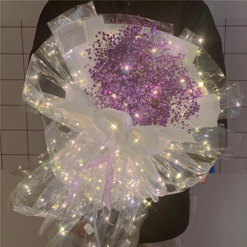Giấy đèn led bó hoa