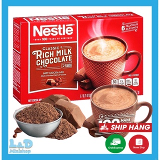 Bột cacao sữa nestlé hot cocoa mix hộp giấy 121gr