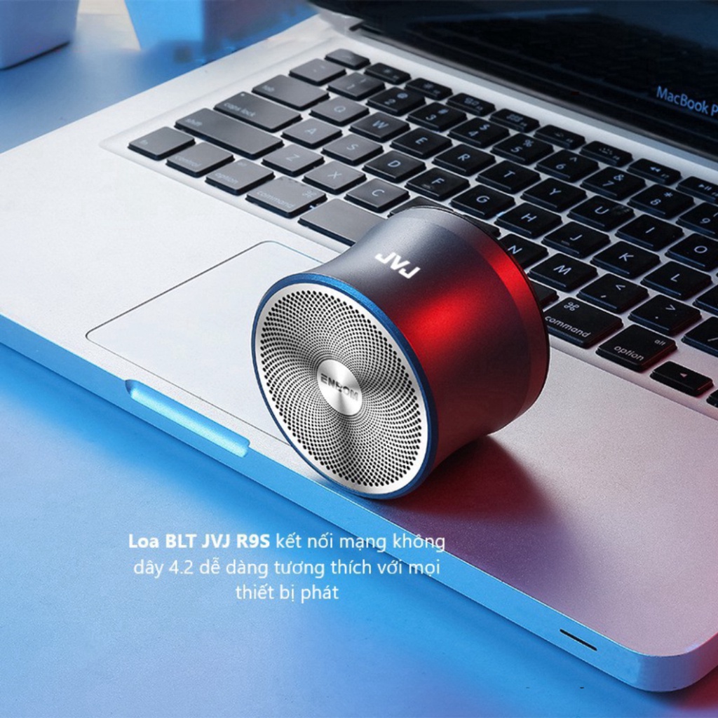 Loa Bluetooth Mini JVJ R9S kết nối Điện Thoại, máy tính bảng - Loa không dây siêu trầm hỗ trợ TWS ghép đôi