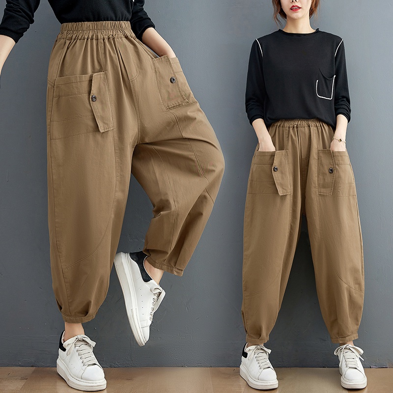 A277  quần bigsize freesize quần baggy thiết kế có túi trẻ trung phong cách mẫu mới