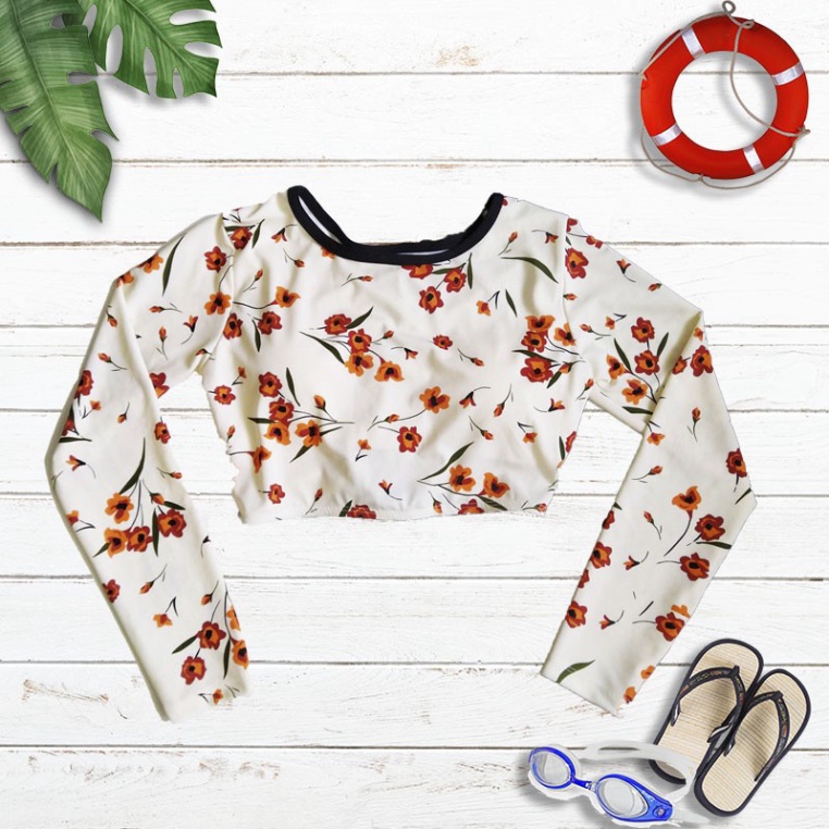 Bikini 2 mảnh, Bikini đi biển croptop cực đẹp vải thun co dãn siêu mát lạnh