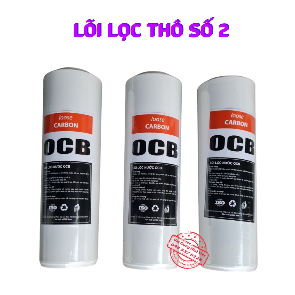 Lõi Lọc Nước 1 2 3 Lọc Thô hàng chính hãng dùng cho các loại máy lọc nước RO