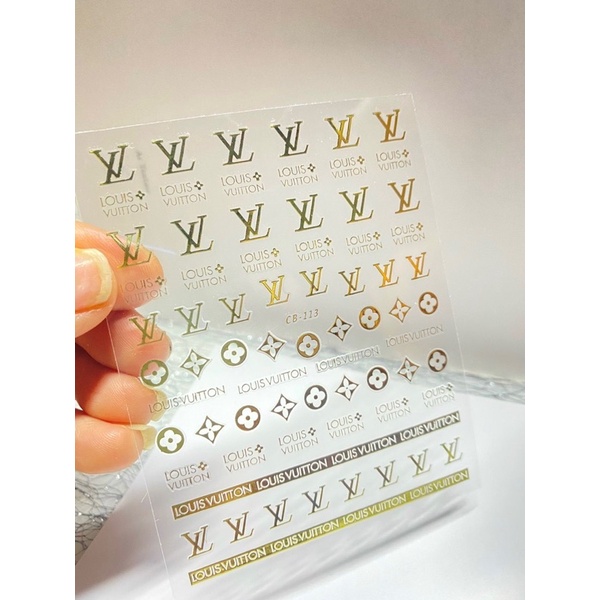 Sticker thương hieu Lv nhiều mẫu