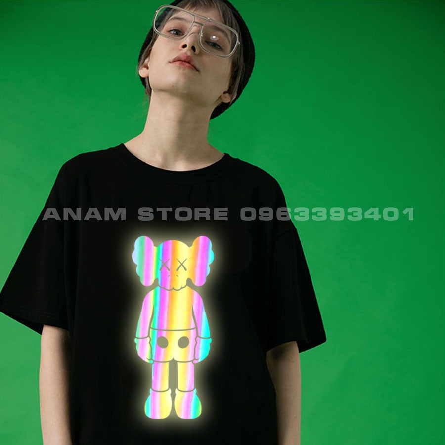 Áo thun phản quang tay Lỡ Nam Nữ Skaws