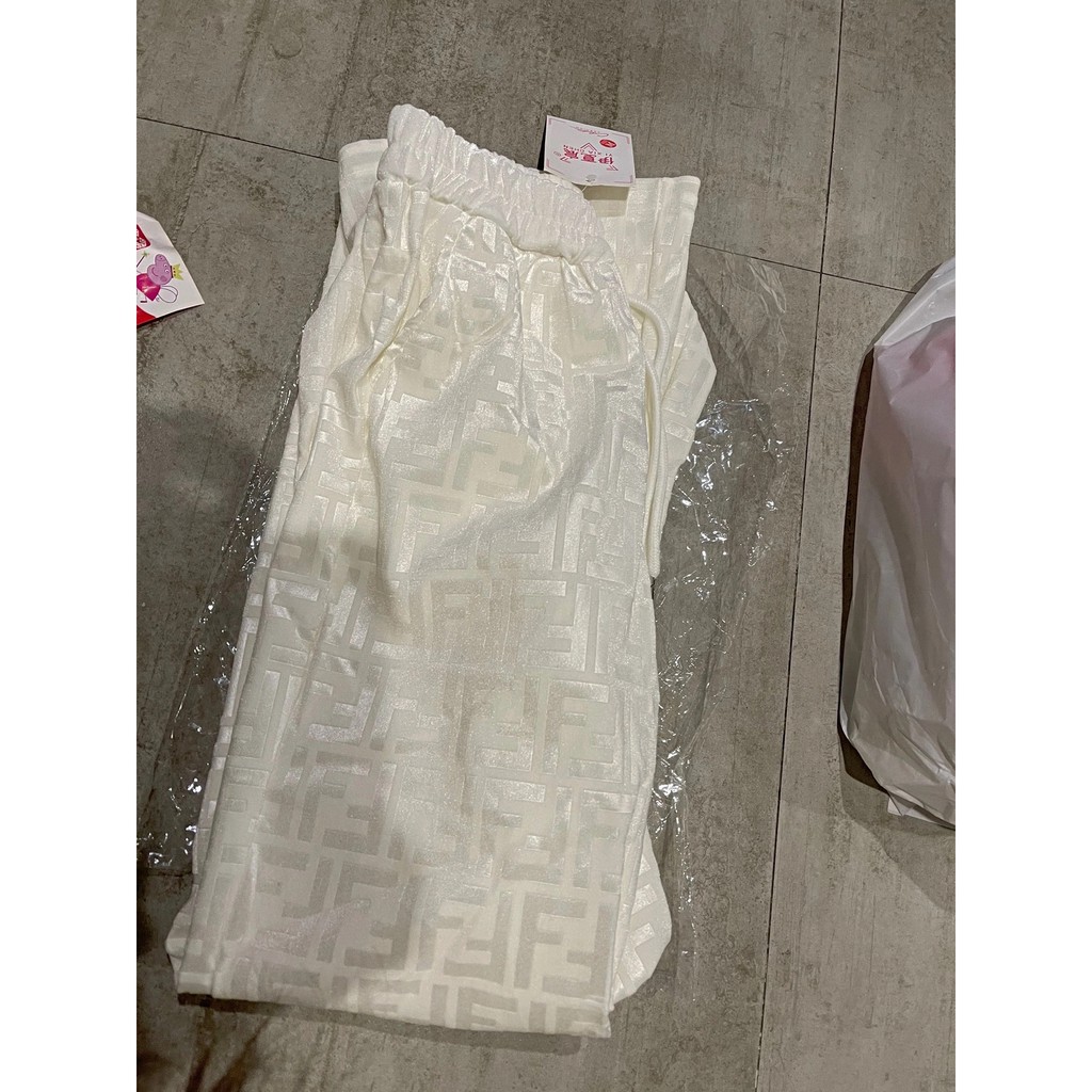 ORDER♥️Quần Nhung Full Hoa Văn(ảnh thật)Fzsize Dưới 60kg