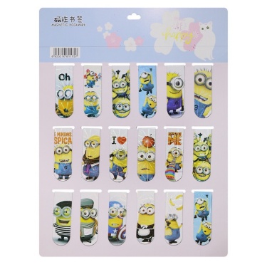 Combo 9 Bookmark Nam Châm Đánh Dấu Sách - Minions (Mẫu Ngẫu Nhiên)