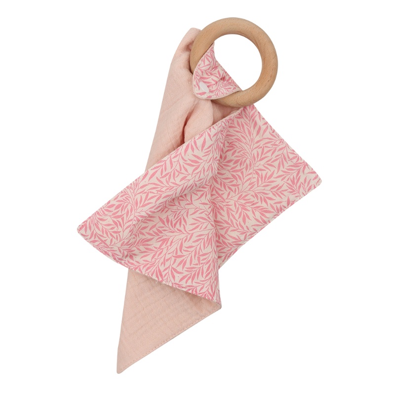 Khăn Cotton Tròn Mềm Mịn Đồ Chơi Cho Bé Mọc Răng