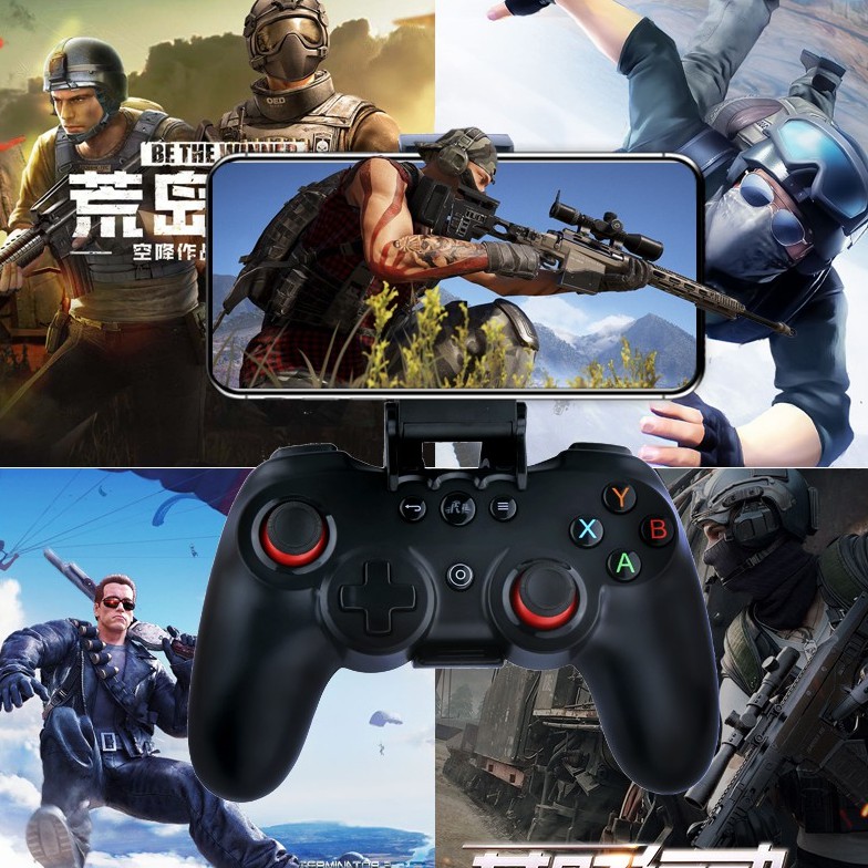 [CHÍNH HÃNG RIITEK] Gamepad Rii GP200 | kết nối bluetooth android x3 mini, tx3 mini,mibox | Windows Xbox 360 fifa online | BigBuy360 - bigbuy360.vn