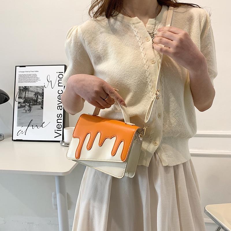 Túi Đeo Chéo Vuông Nhỏ Phong Cách Hàn Quốc Mẫu Mới 2022 Thời Trang Mùa Xuân Cho Nữ