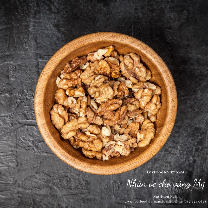 NHÂN HẠT ÓC CHÓ VÀNG MỸ - 500gram HẠT CAO CẤP nhập khẩu trực tiếp từ California,Mỹ - Lovi Food Việt Nam | BigBuy360 - bigbuy360.vn