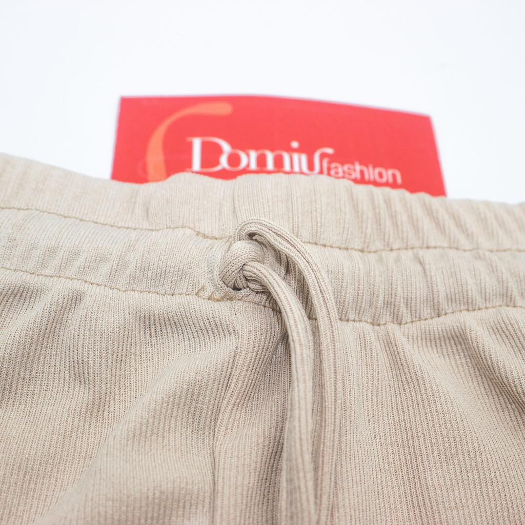 Quần ống rộng culottes vải tăm 92cm