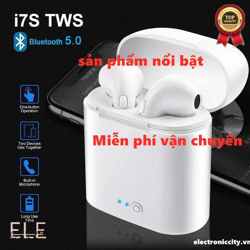 Ele】 [GIÁ HUỶ DIỆT] Tai nghe Bluetooth không dây i7s-Tws Tai nghe đơn