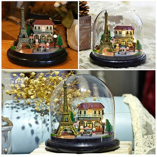 Mô hình gỗ tự lắp ráp DIY Quả cầu tháp Eiffel ( giảm giá sốc )
