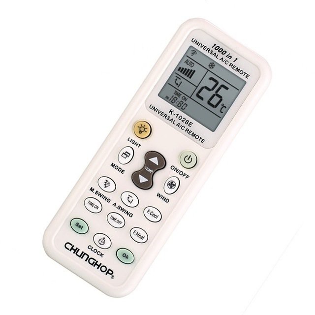 [SỈ-LẺ] Điều khiển điều hòa máy lạnh đa năng K-1028E 1000 in 1 remote hồng ngoại dò tần số chunghop loại xịn