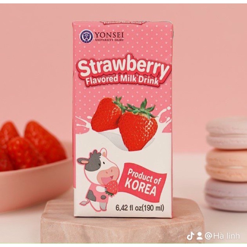 Sữa Tươi Yonsei Hàn Quốc Đủ Vị Date Mới