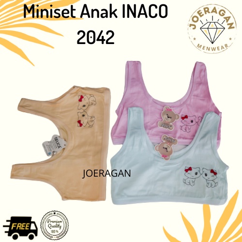 Set 6 Quần Lót Inco 2042 Không Đường May Nhiều Màu Sắc Cho Bé Gái 2042