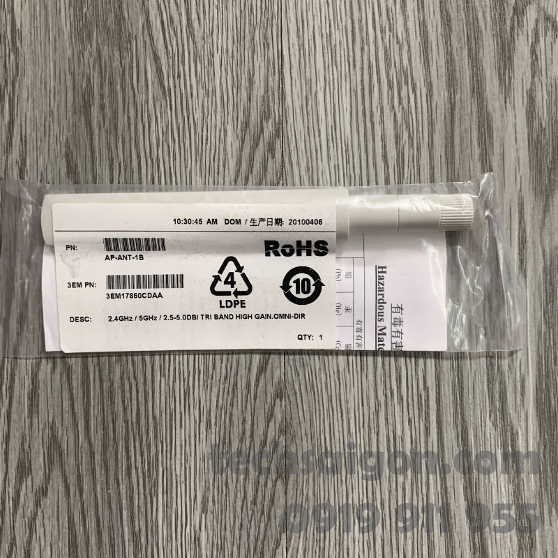 Anten Wifi Aruba Mới Nguyên Seal Chính Hãng AP-ANT-1B