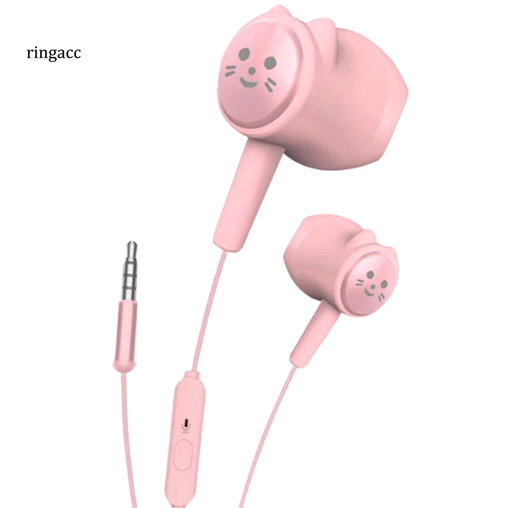 Tai nghe có dây RGA bằng nhựa trọng lượng nhẹ màu kẹo
