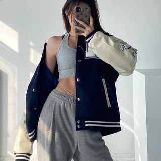Áo varsity Human Made xanh GEMSE 02