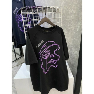 Áo thun tay lở SADBOIZ Black and White