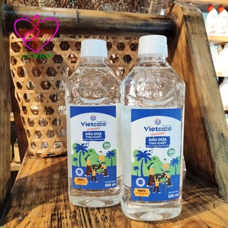 500ml - Dầu dừa nguyên chất Vietcoco Lương Quới.