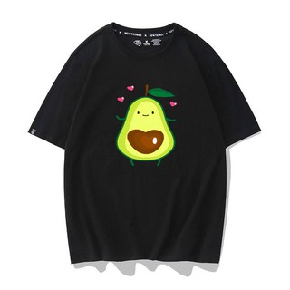 Áo Thun Bơ Trái Tim Unisex Nam Nữ