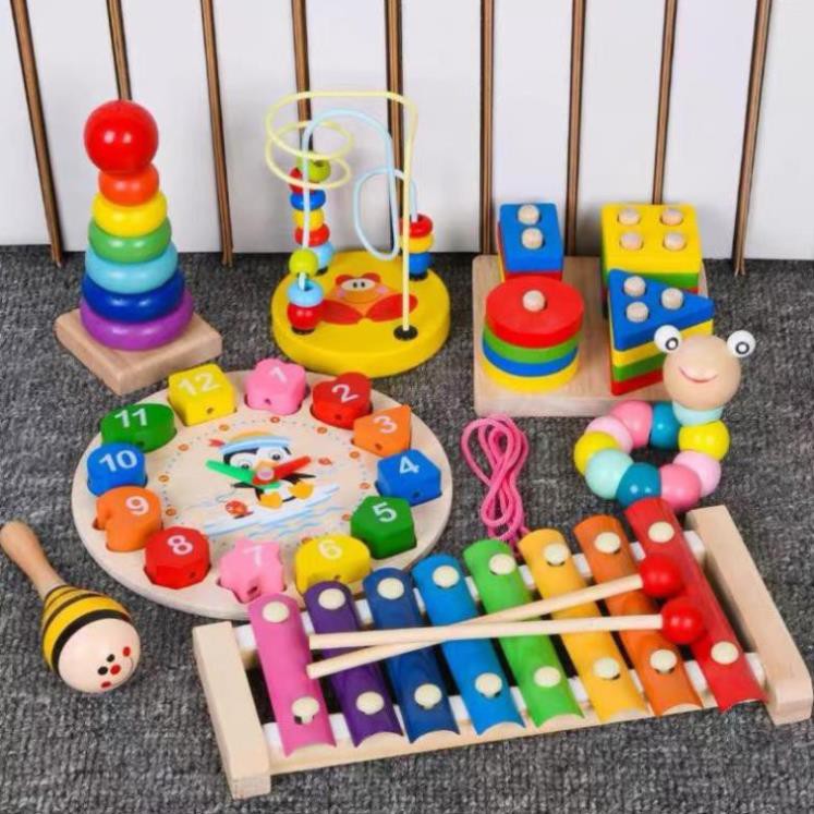 Đồ Chơi Giáo Dục Montessori Bằng Gỗ Giúp Bé Phát Triển Kỹ Năng Toàn Diện,Đồ Chơi Trẻ Em