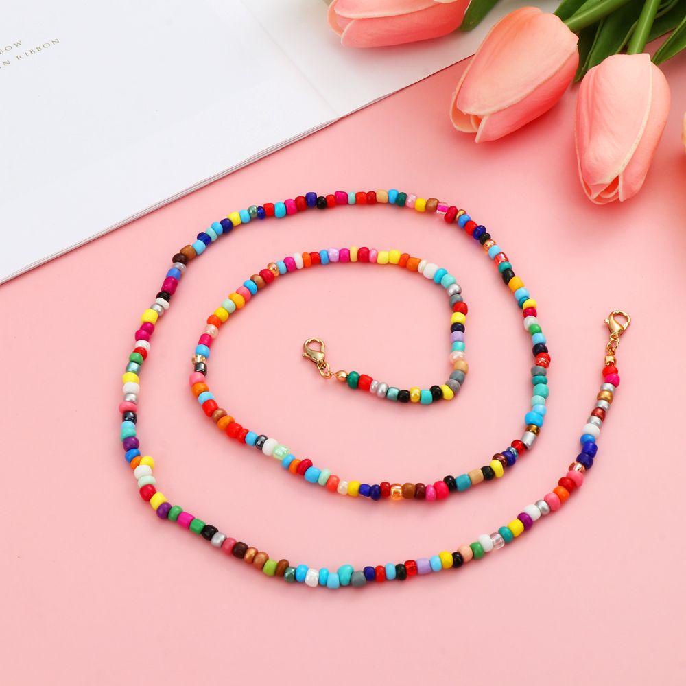 BSUNS Giá Đỡ Mắt Kính Dạng Chuỗi Hạt Pha Lê Nhiều Màu Sắc
