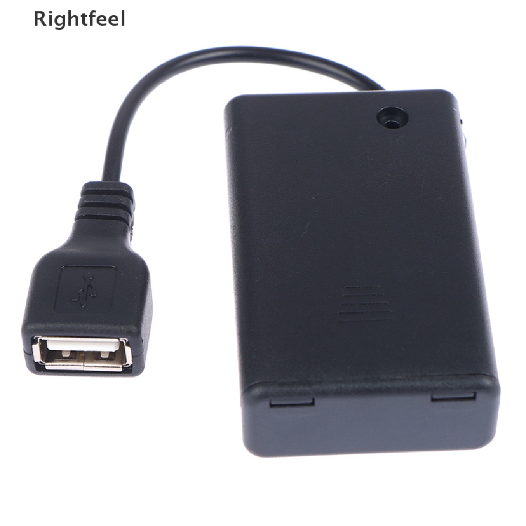 Hộp Pin AAA 3 * AAA Kèm Cổng USB Chuyên Dụng Cho Lắp Ráp Đèn Led