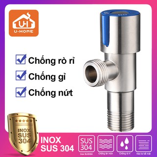 Van chia giảm áp U-HOME Van chia giảm áp lực nước inox SUS 304 cao cấp,ren 21,van khóa