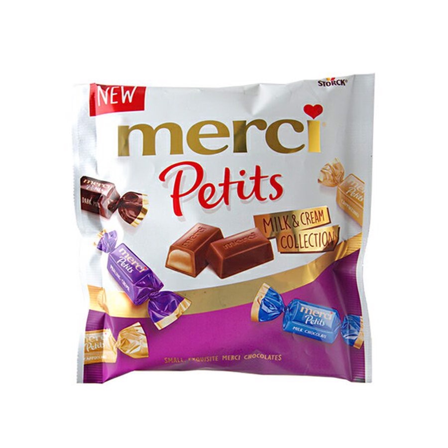Gói Kẹo socola merci các loại Đủ vị 125g