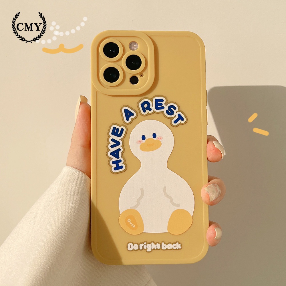 ốp iphone 11 Ốp điện thoại TPU mềm hình chú vịt dành cho IPHONE 11PRO MAX X XR XSMAX 7 8PLUS SE 2020 12PROMAX 12MINI 13PROMAX 13MINI