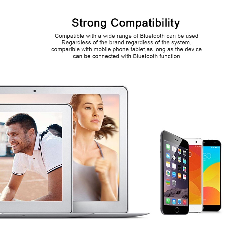Tai Nghe Bluetooth 5.0 Không Dây Đeo Cổ Kèm Mic Dùng Cho Tất Cả Các Dòng Điện Thoại