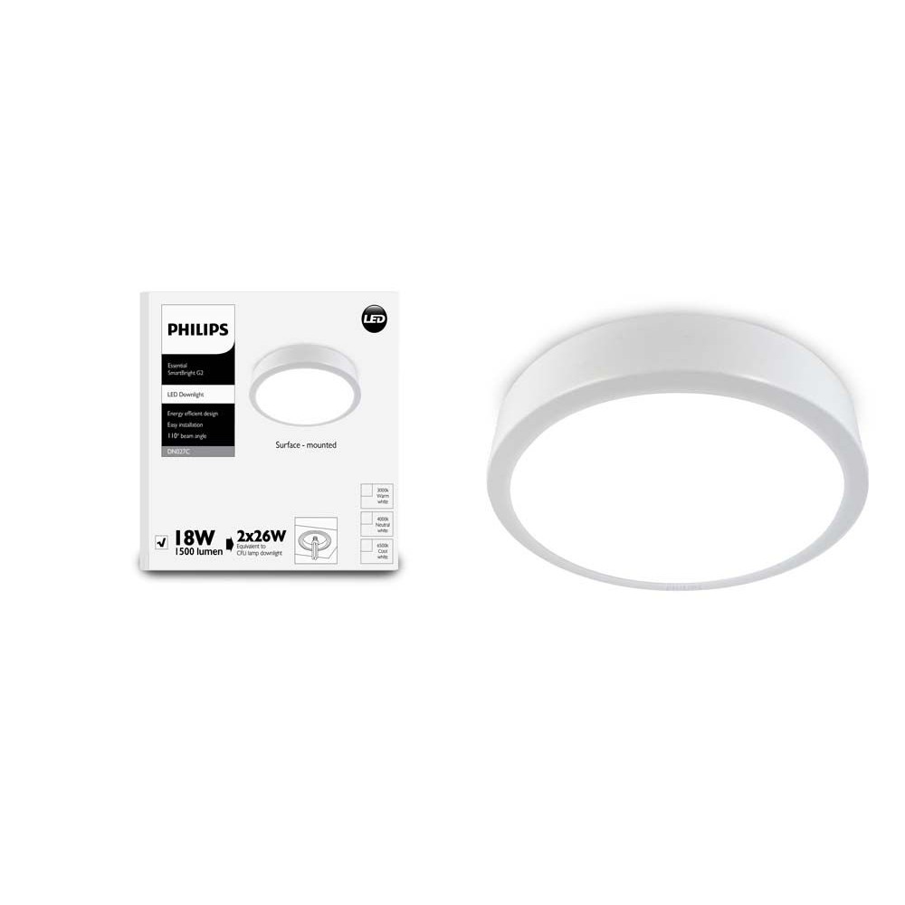 Đèn led ốp trần Philips DN027C 18W