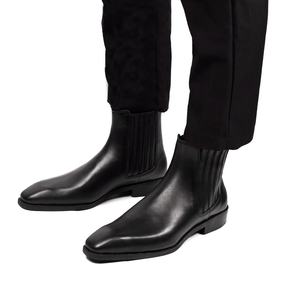 Giày Tây Cao Cấp THE DON CHELSEA BOOTS - BO18 - Da Bò Ý Lót Trong Da Bò Mộc - Thương hiệu Be Classy