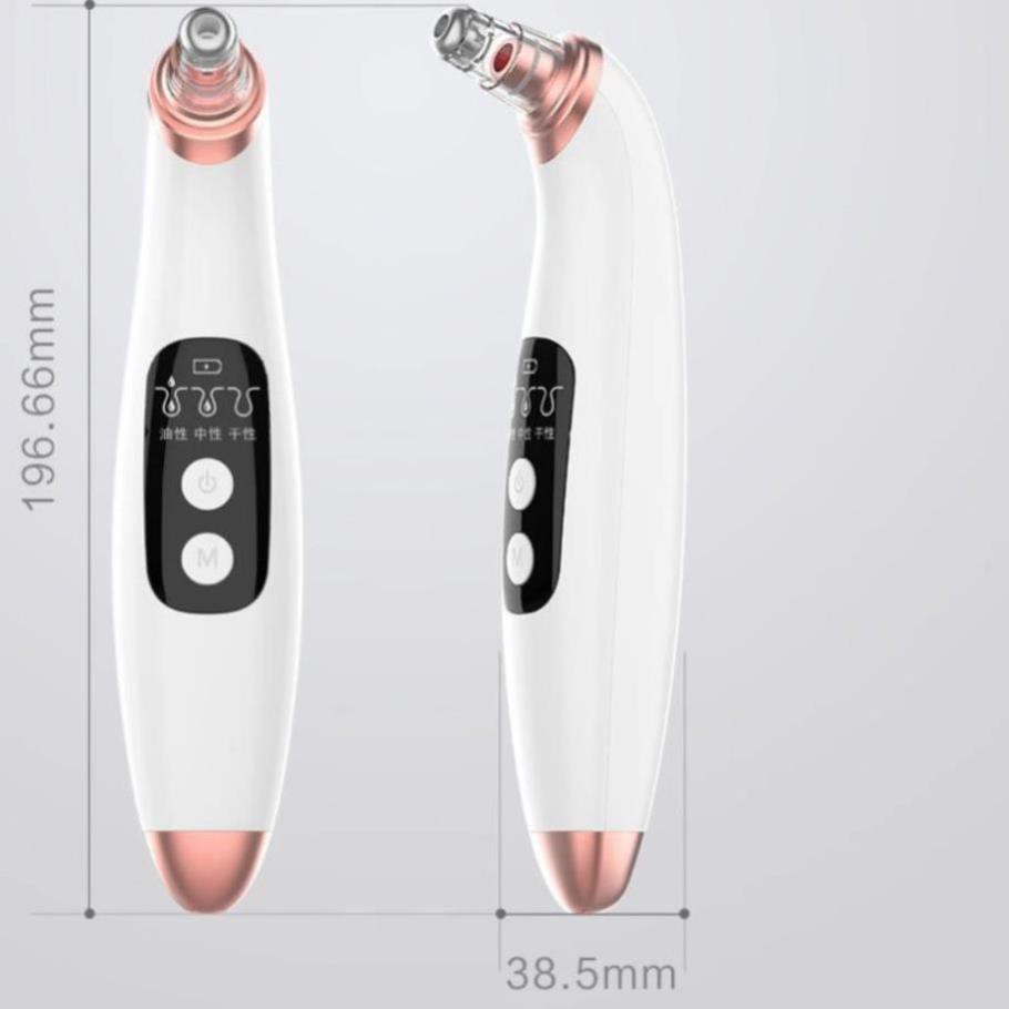 Máy Hút Mụn Derma 125🌸 Máy Hút Mụn Mini Có 6 Đầu Hút Thiết Kế 3 Chế Độ Hút Phù Hợp Với Từng Loại Da | BigBuy360 - bigbuy360.vn