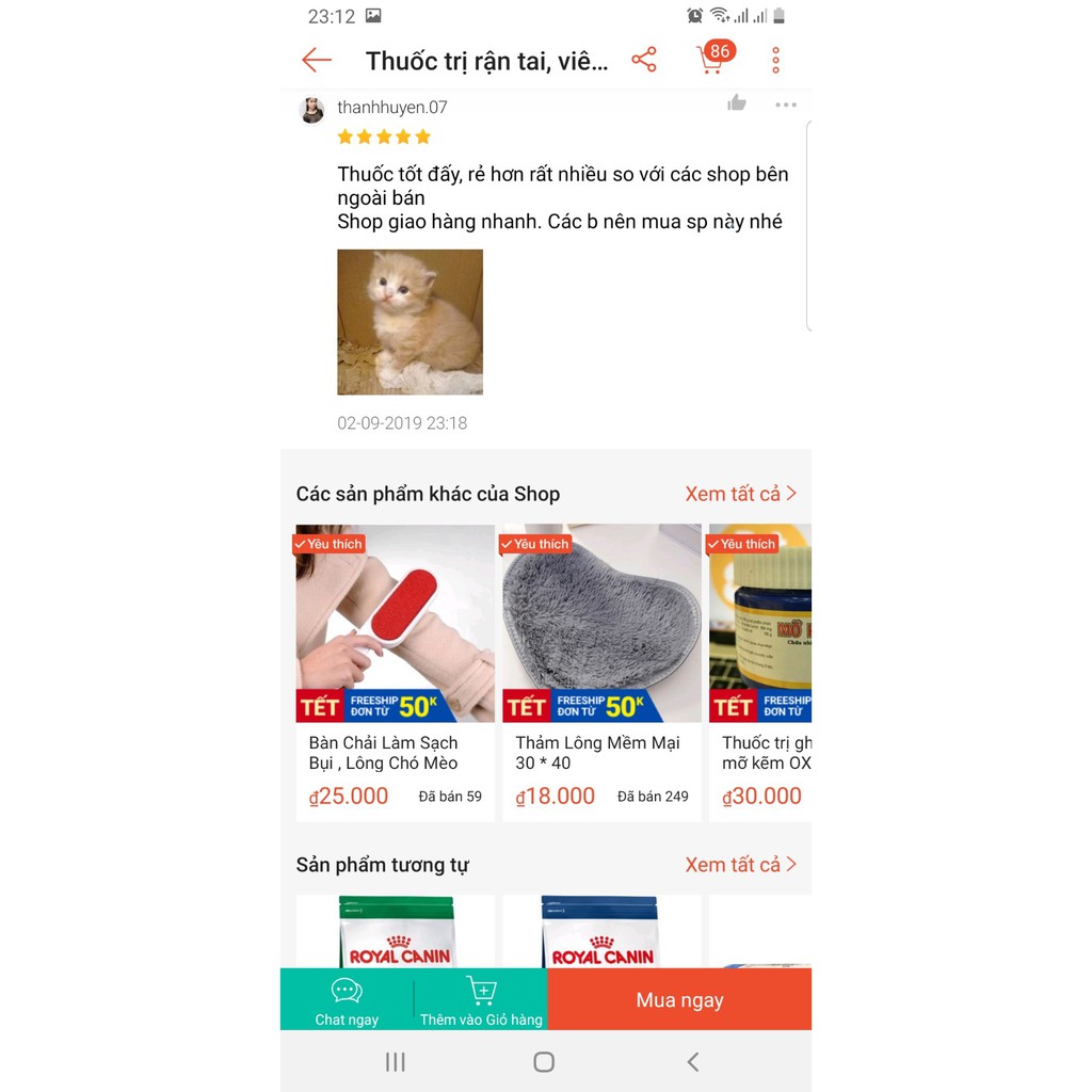 Thuốc trị rận tai, viêm tai, nấm tai Alkin Otoklen