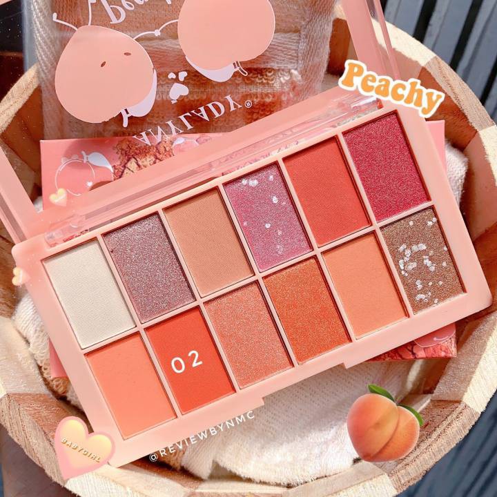 PHẤN MẮT 12 Ô PEACH ANYLADY Tông Cam | BigBuy360 - bigbuy360.vn