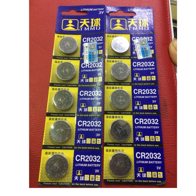 Com Bo 2 Vỉ Pin 3v-CR2032 (Vỉ 5v)