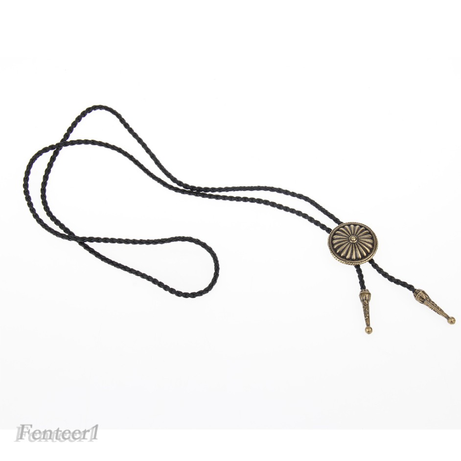 [Fenteer1] (Fenteer 1) Cà Vạt Da Cao Bồi Tây Màu Đồng Cá Tính Làm Quà Tặng Cho Nam Và Nữ