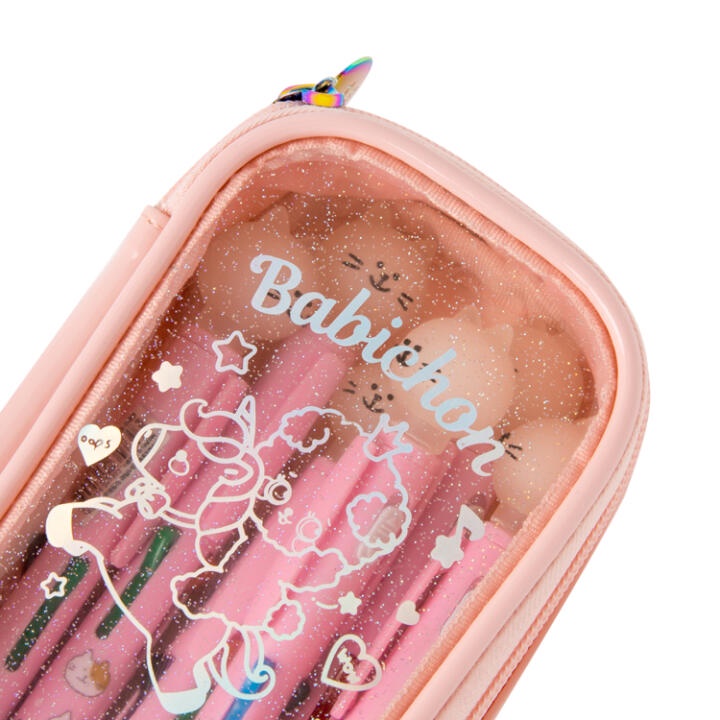 Túi Hộp Đựng Bút Hình Barbichon ARTBOX Hàn Quốc Bằng PVC