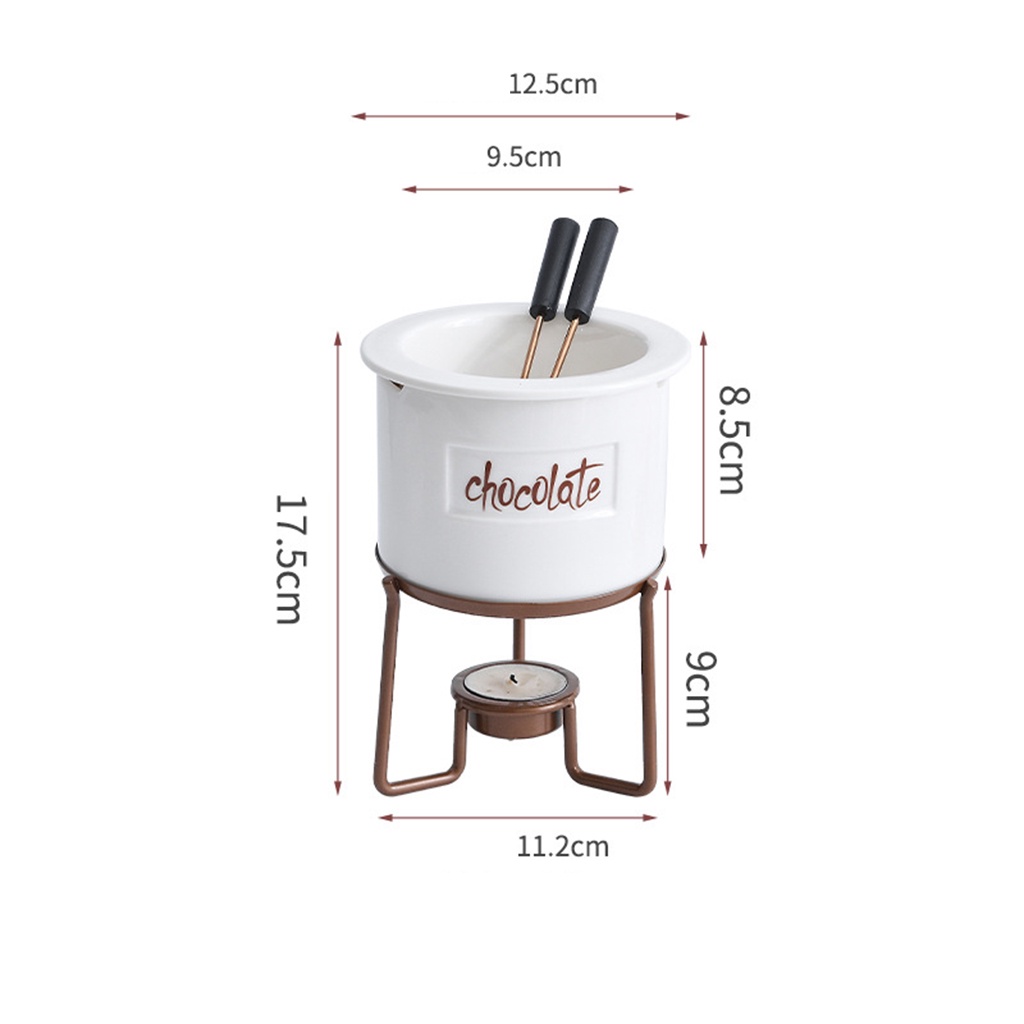 Bộ 6 Dụng Cụ Nấu Tan Chảy Và Nĩa Dùng Trang Trí Tiệc Tại Nhà