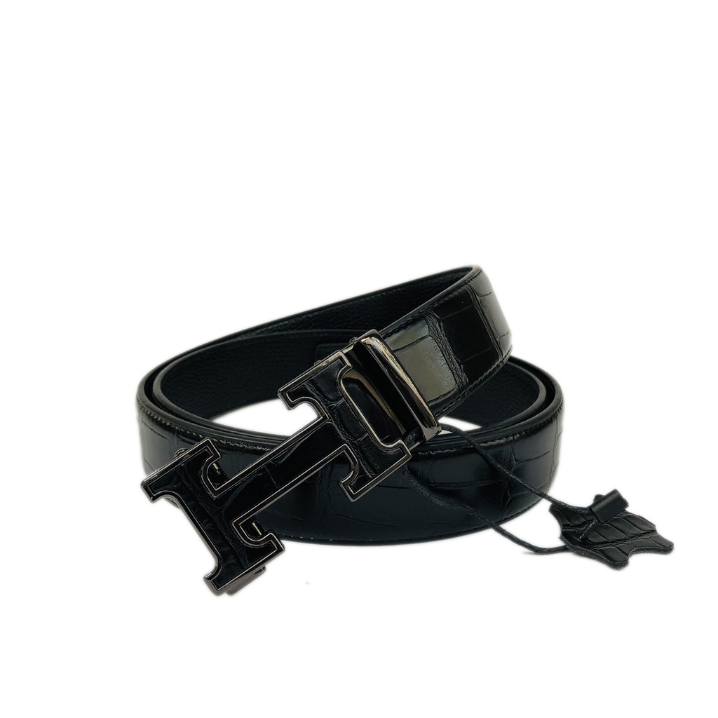 Thắt Lưng Nam hàng hiệu / Dây Lưng nam công sở vân cá sấu cao cấp