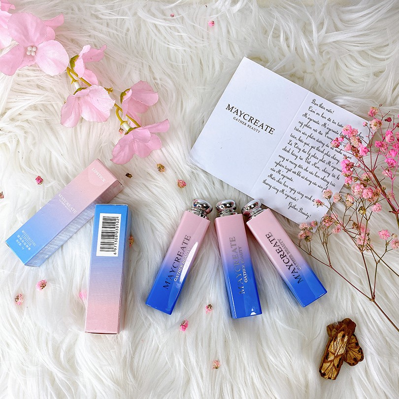Son Dưỡng Ẩm Môi Có Mầu Maycreate Lipice Hàng Nội Địa Trung. | BigBuy360 - bigbuy360.vn