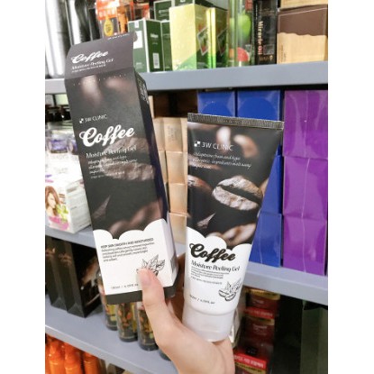 Tẩy tế bào chết chiết xuất cà phê  3W CLINIC COFFEE MOISTURE PEELING GEL 180ml